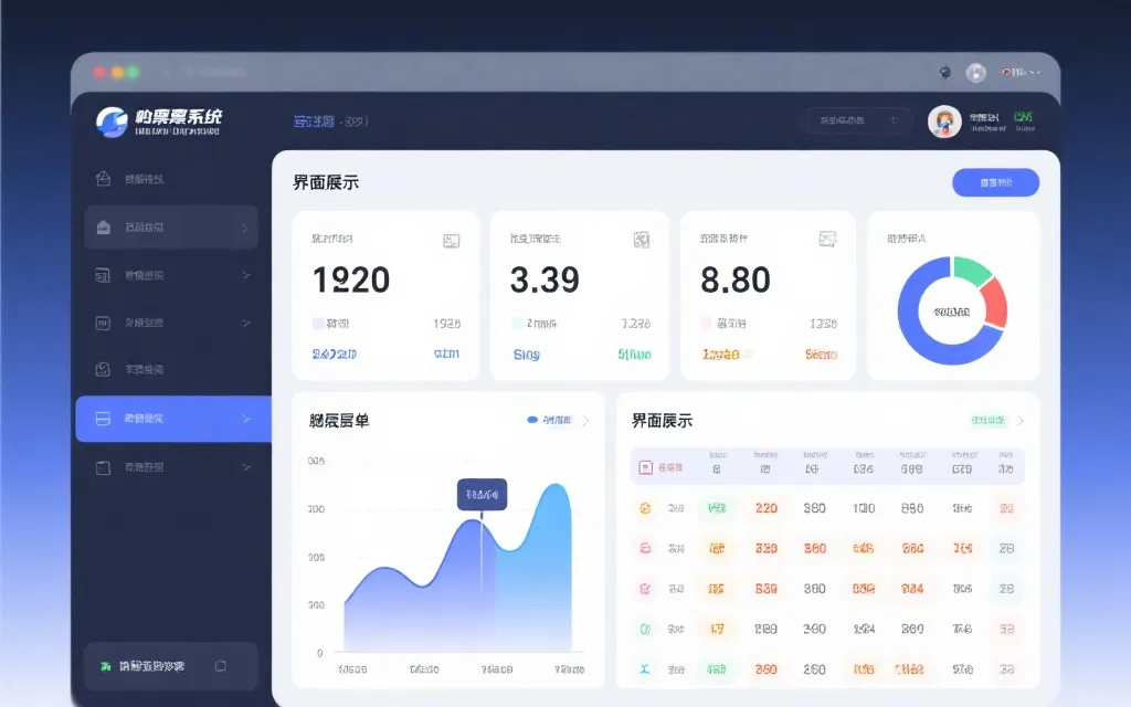 计划数据展示界面